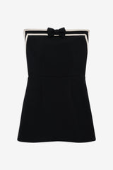 Josie Strapless Mini Dress Black
