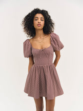 Florence Mini Dress Burgundy