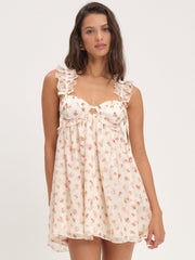 Poppy Mini Dress White