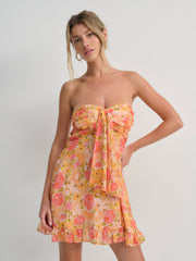 Teagan Mini Dress Yellow