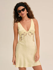 Sunrise Mini Dress Yellow