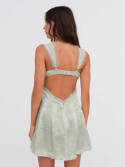 Holland Mini Dress Green