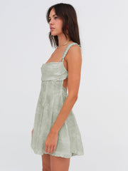 Holland Mini Dress Green