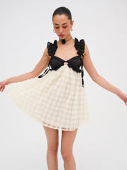 Poppy Mini Dress Ivory