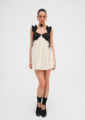Poppy Mini Dress Ivory