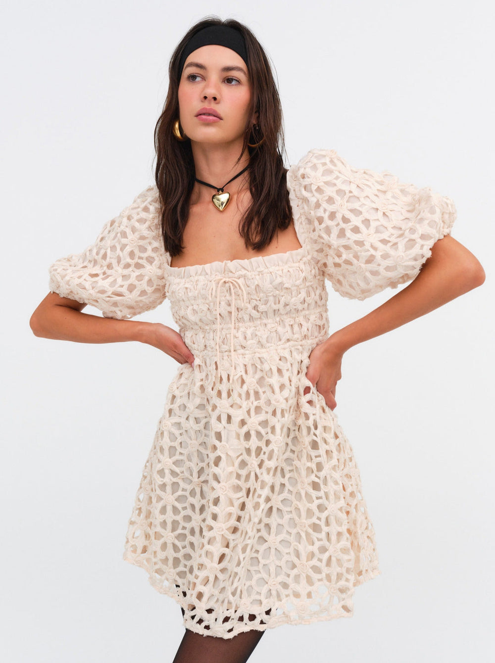 Brooke Mini Dress White