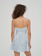 Adira Mini Dress Blue