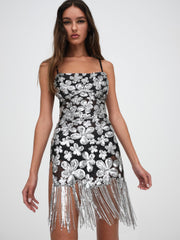 Colette Mini Dress Silver