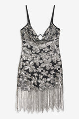 Colette Mini Dress Silver