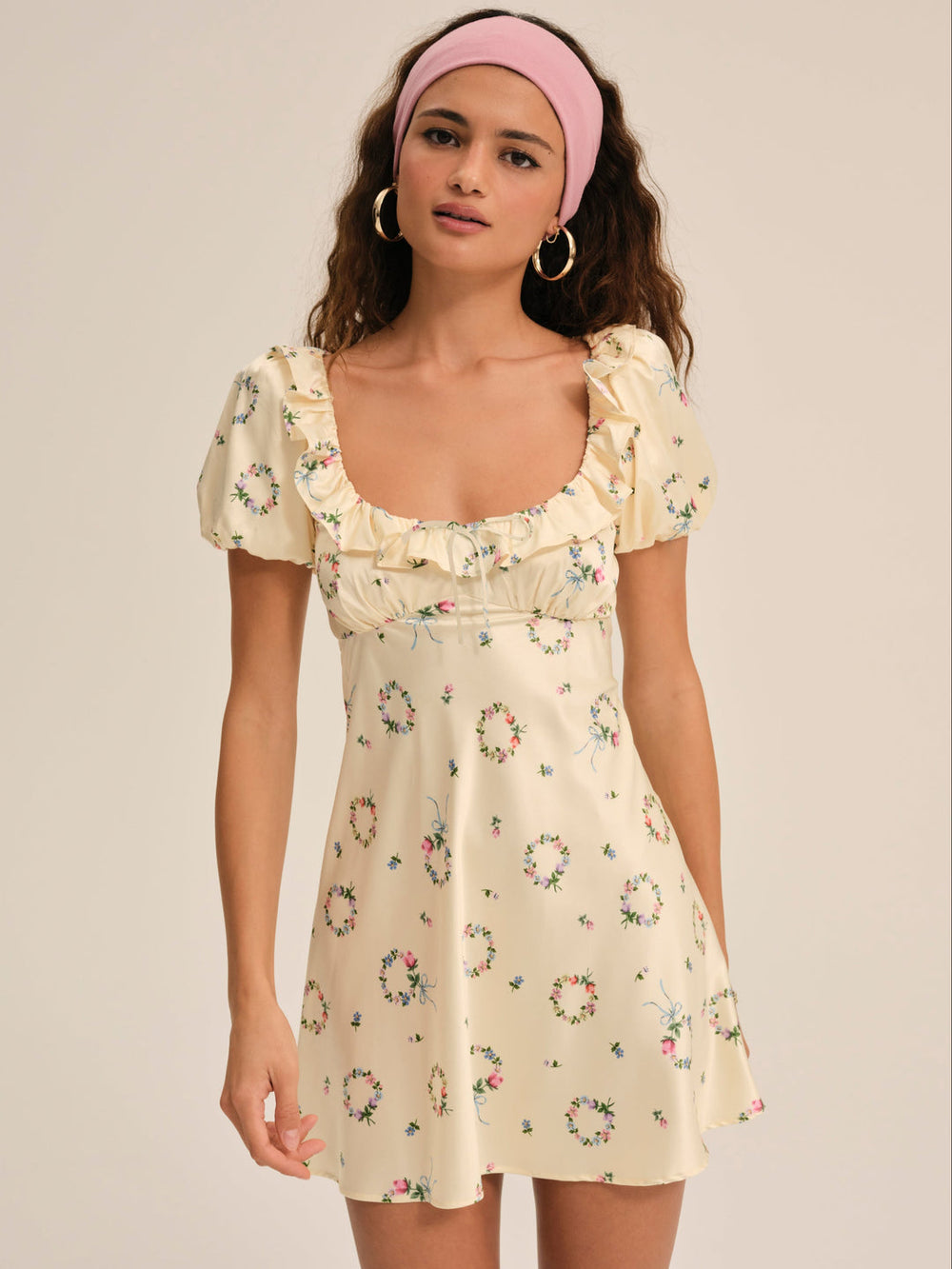 Jaida Mini Dress Yellow