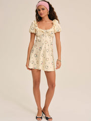 Jaida Mini Dress Yellow