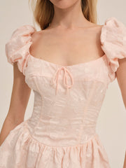 Florence Mini Dress Peach