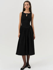 Anika Midi Dress Black