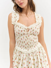 Morgan Midi Dress White