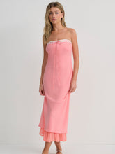 Daisy Mae Midi Dress Coral