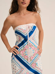 Daisy Mae Midi Dress Blue