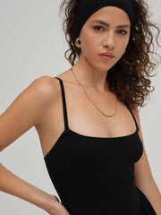 Wilhelmina Midi Dress Black