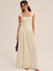 Erika Bustier Maxi Dress Natural