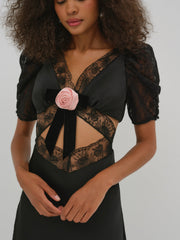 Corinne Maxi Dress Black