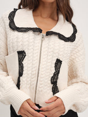 Tierra Knit Jacket Cream
