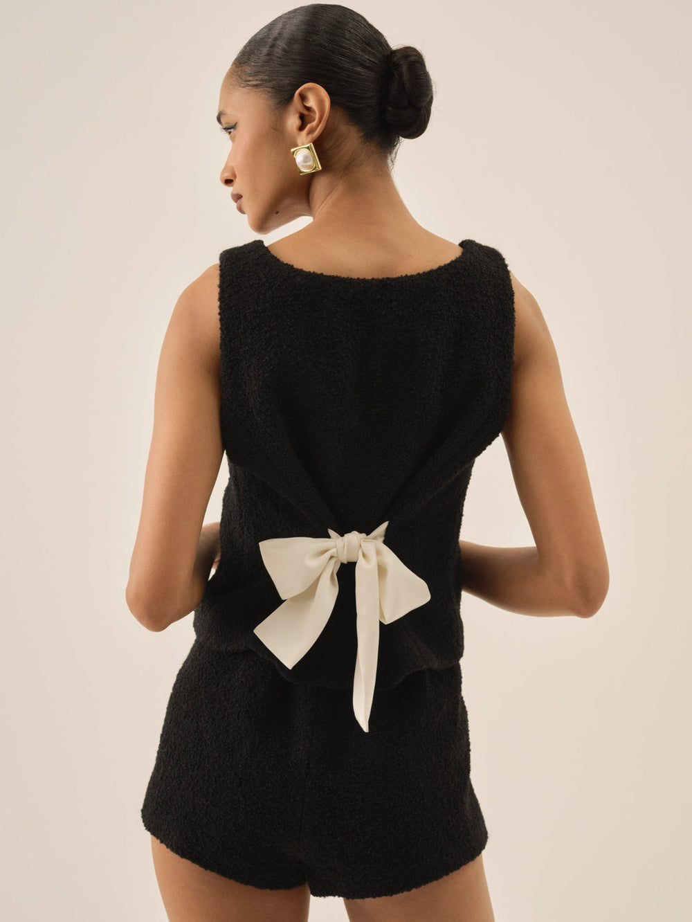 Bonnie Boucle Top Black