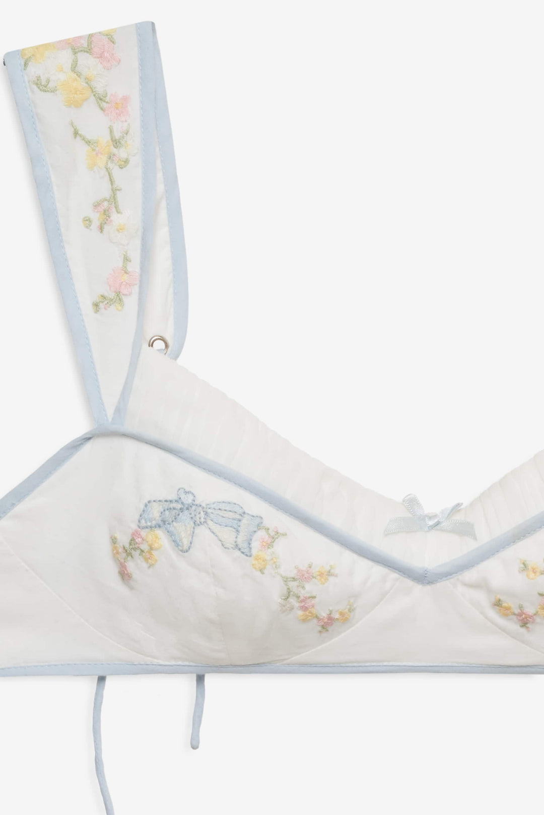 Baby Bows Bra Top White