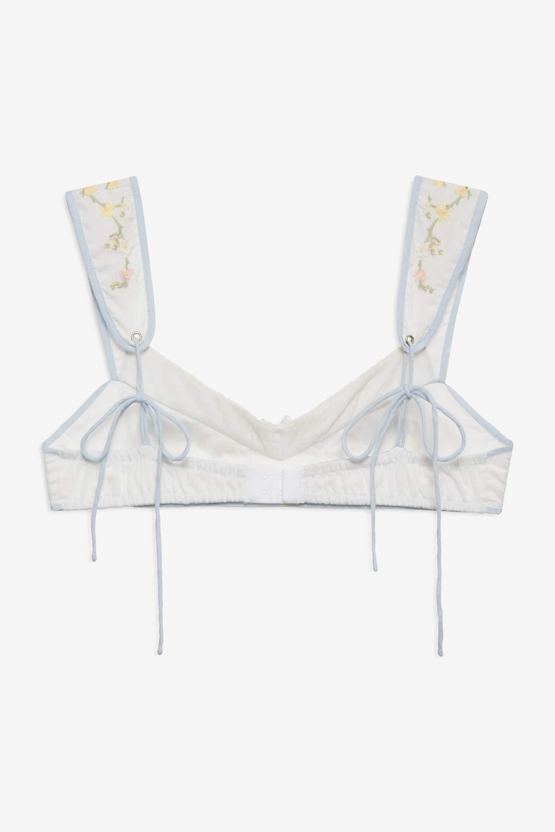 Baby Bows Bra Top White