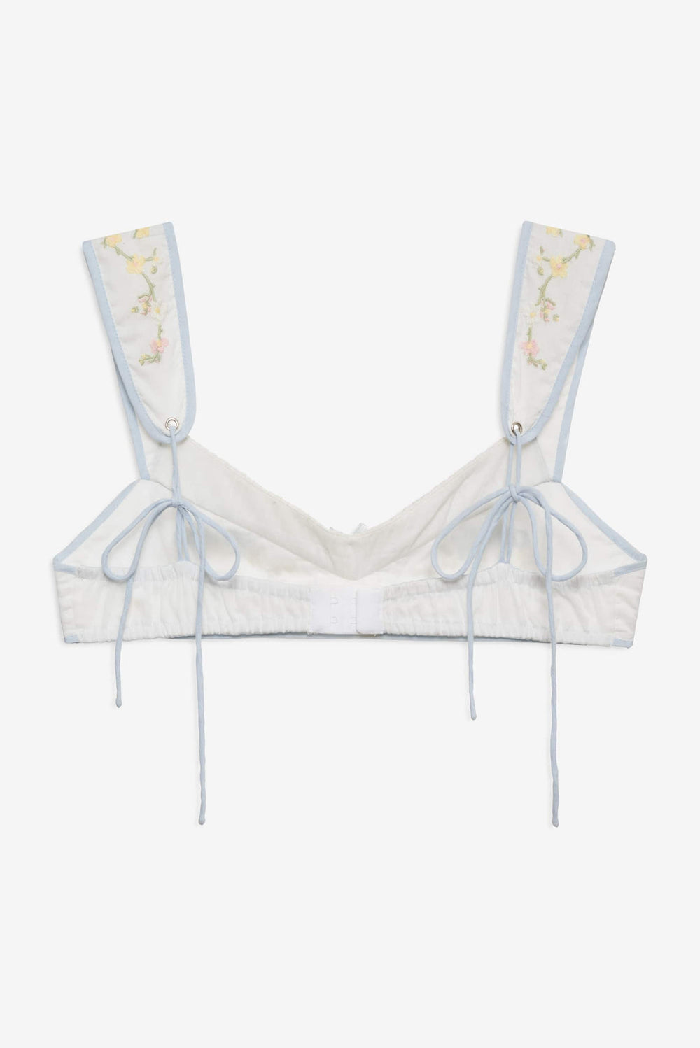 Baby Bows Bra Top White