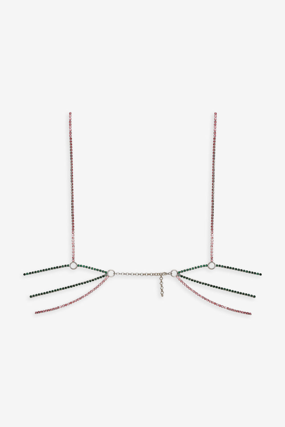 Tulip Rhinestone Bralette Pink