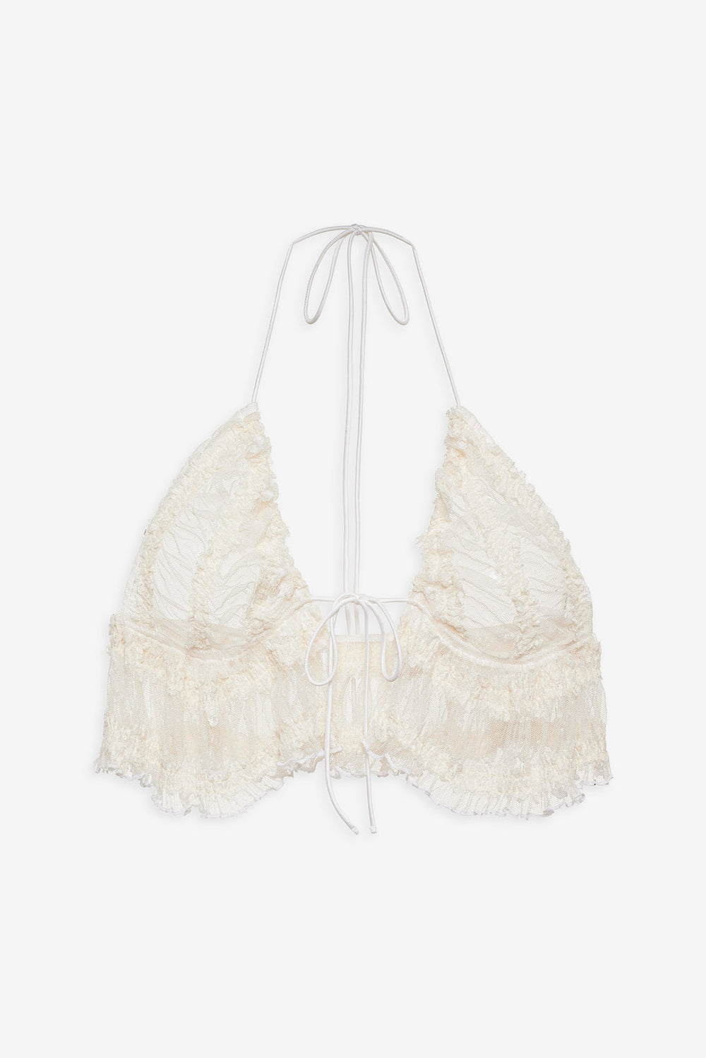 Romy Bralette Top White