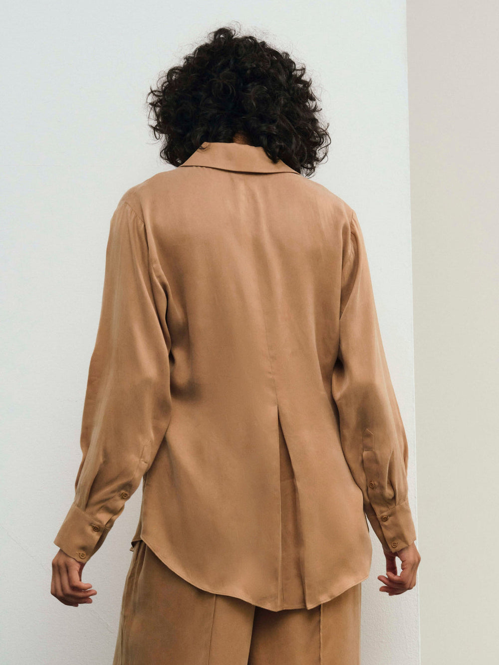 Clarabell Button Down Shirt CAMEL