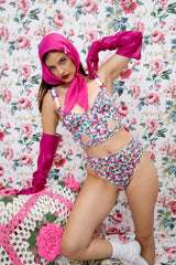 Heart Bloom Bustier Pink