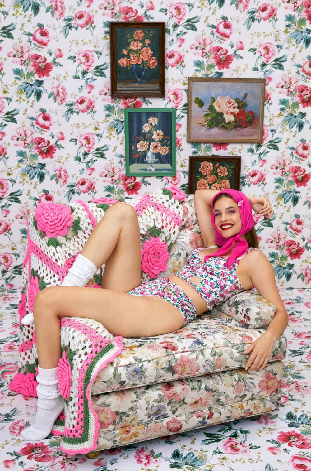 Heart Bloom Bustier Pink