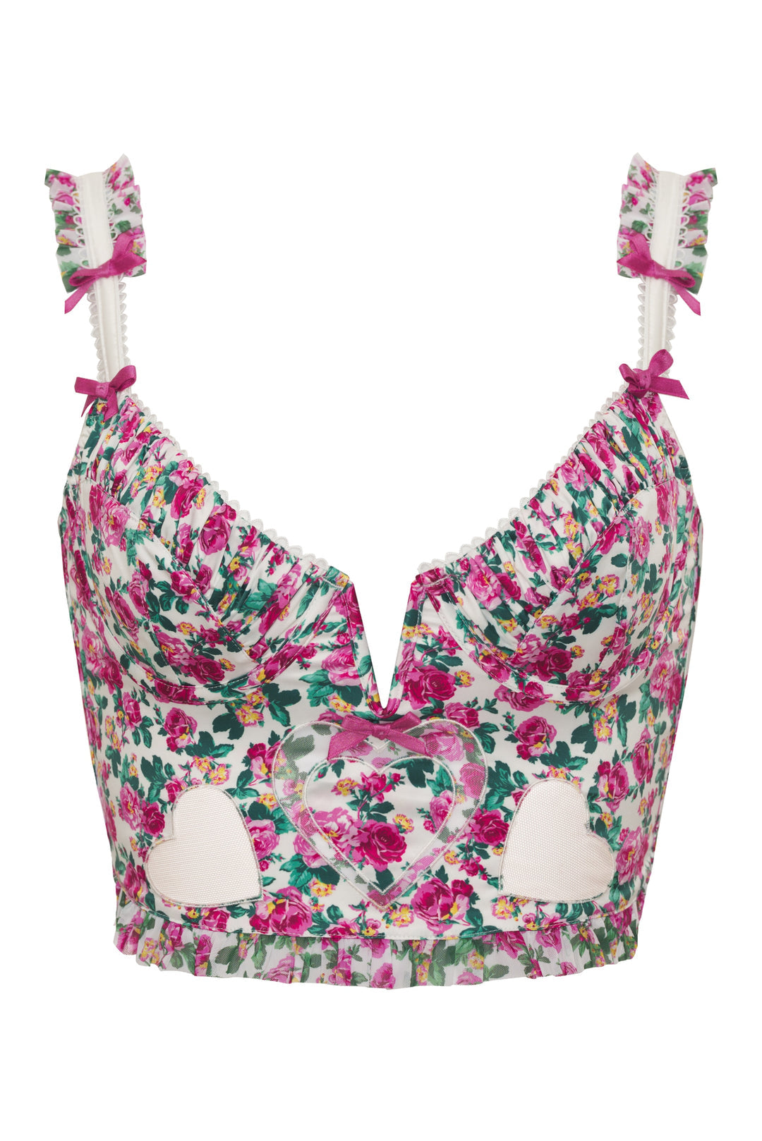 Heart Bloom Bustier Pink