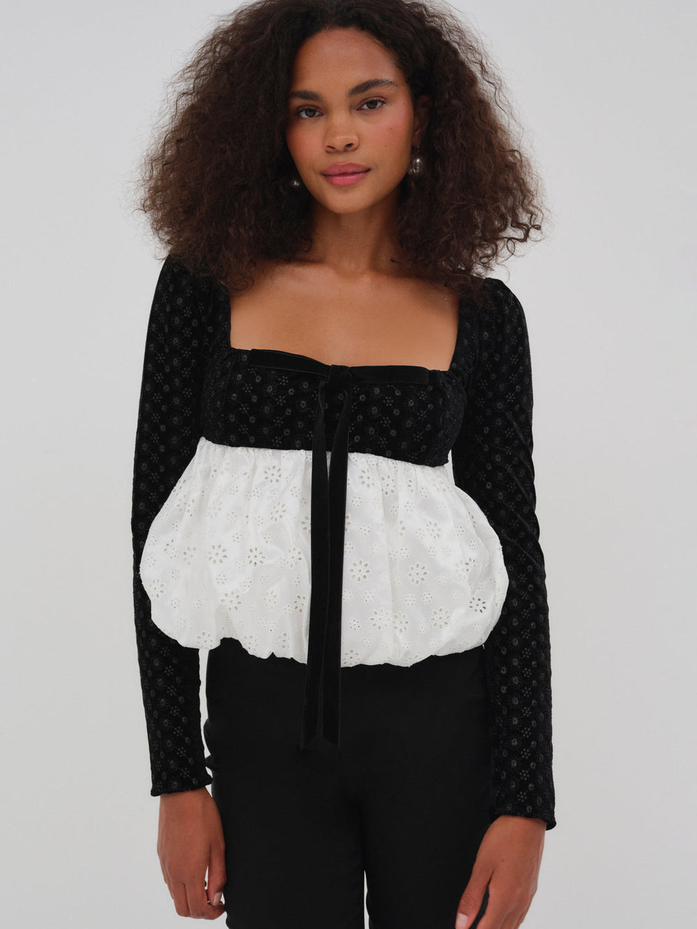 Elisa Bubble Top White