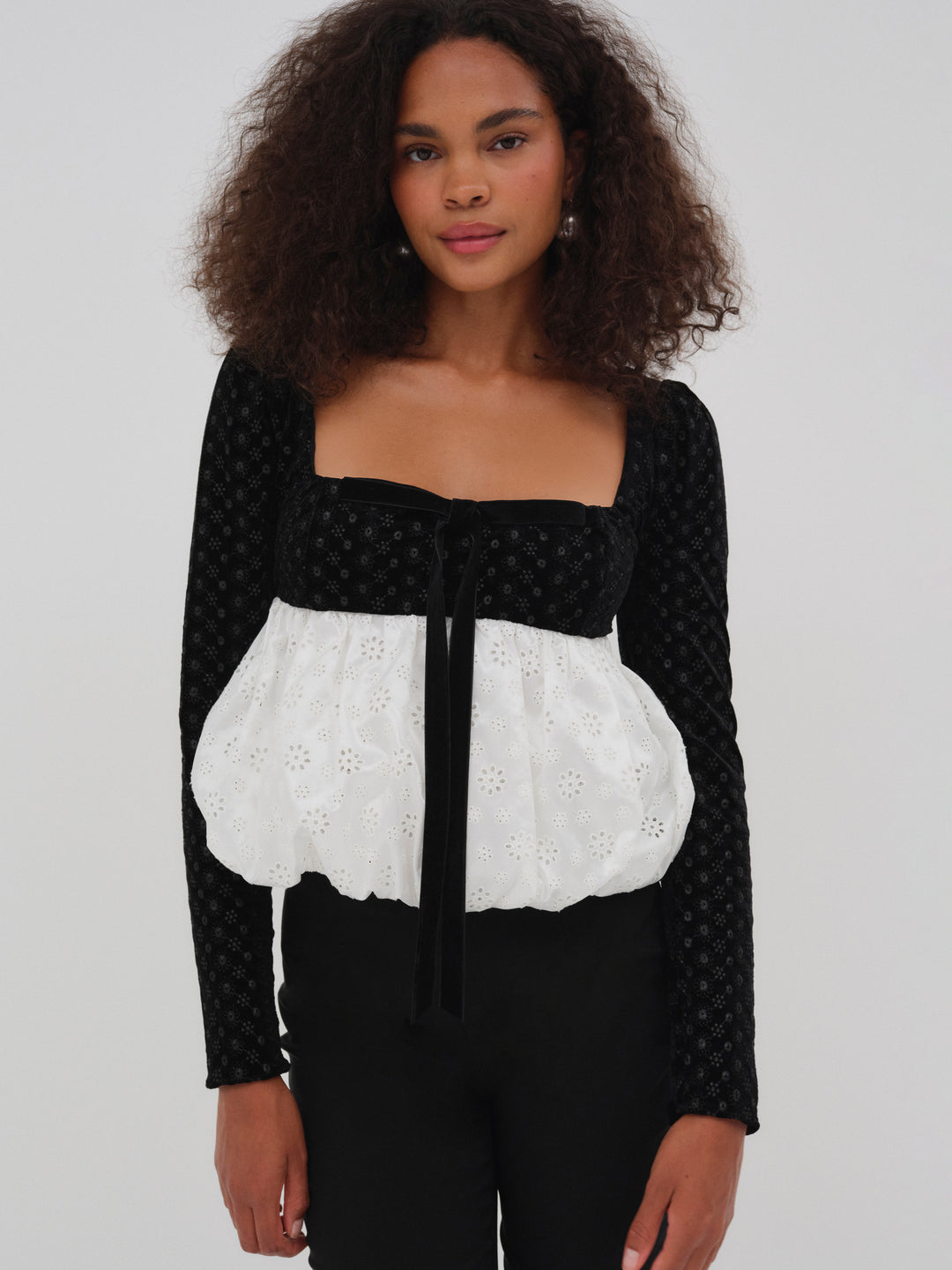 Elisa Bubble Top White