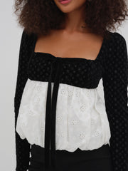 Elisa Bubble Top White