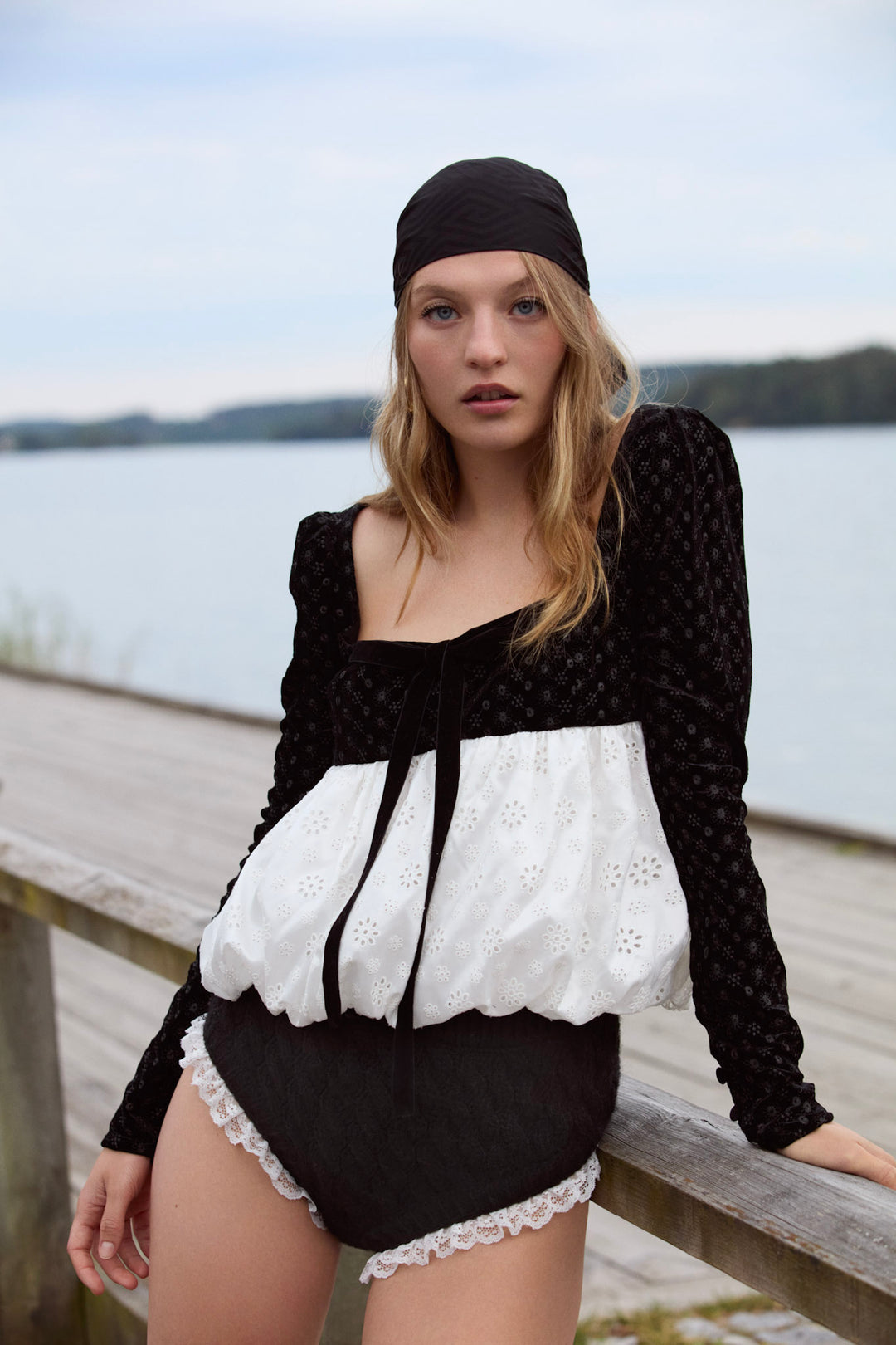Elisa Bubble Top White