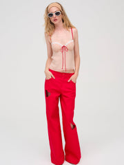 Love Dot Camisole Top Cream