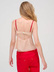 Love Dot Camisole Top Cream