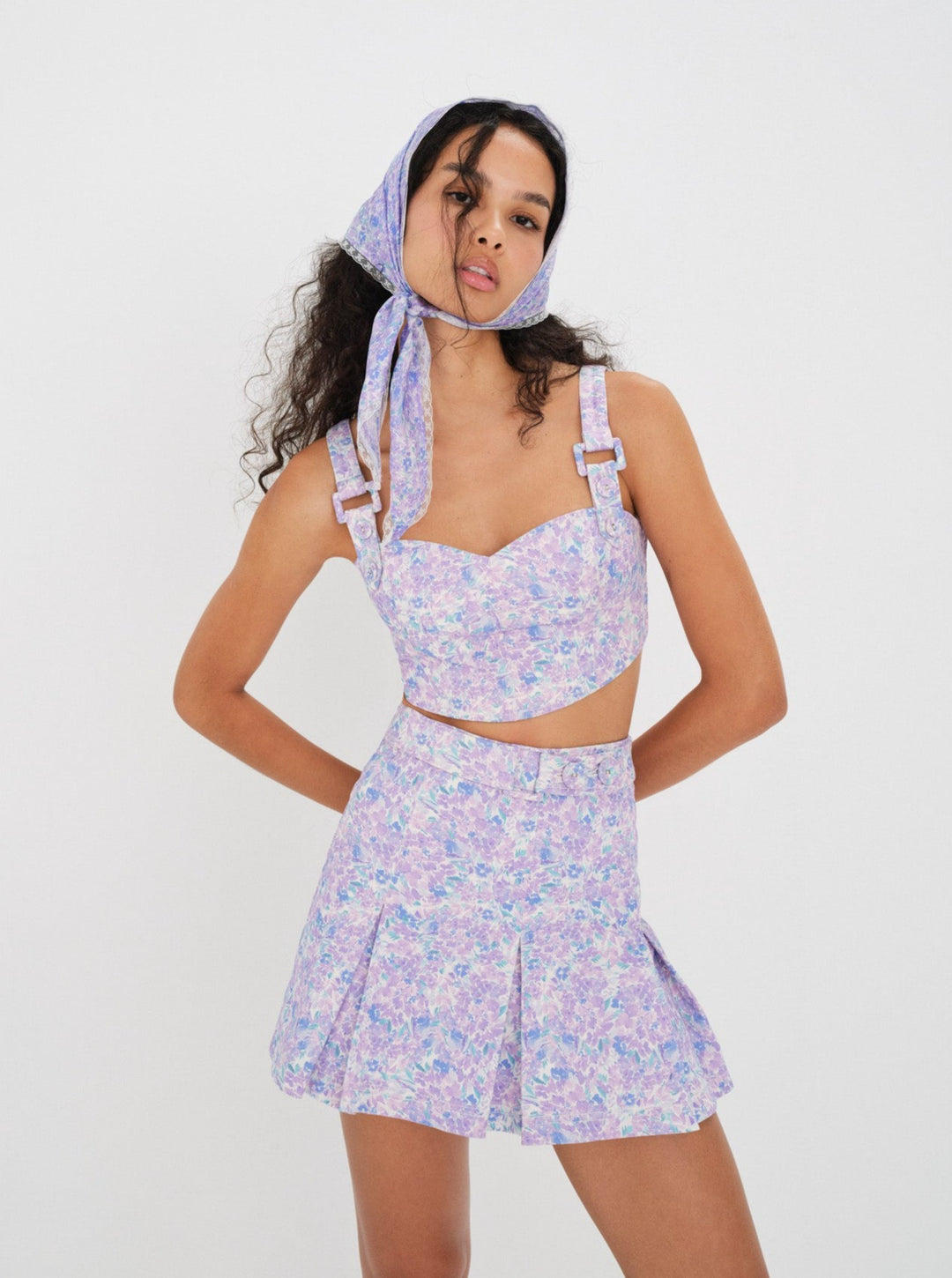 Lou Crop Top Purple
