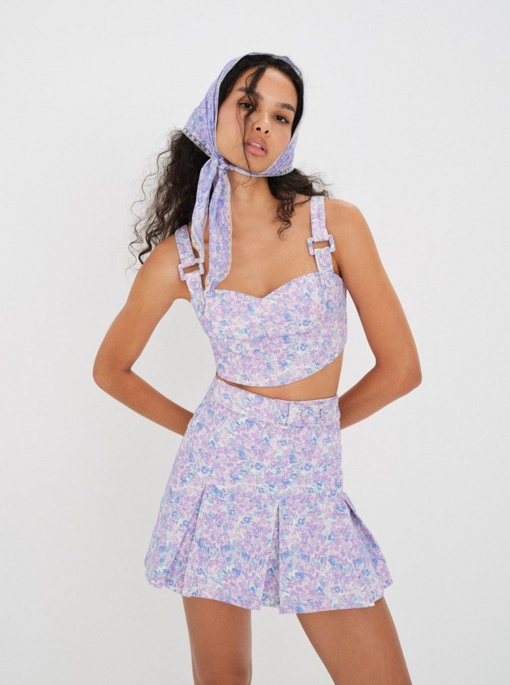 Lou Crop Top Purple