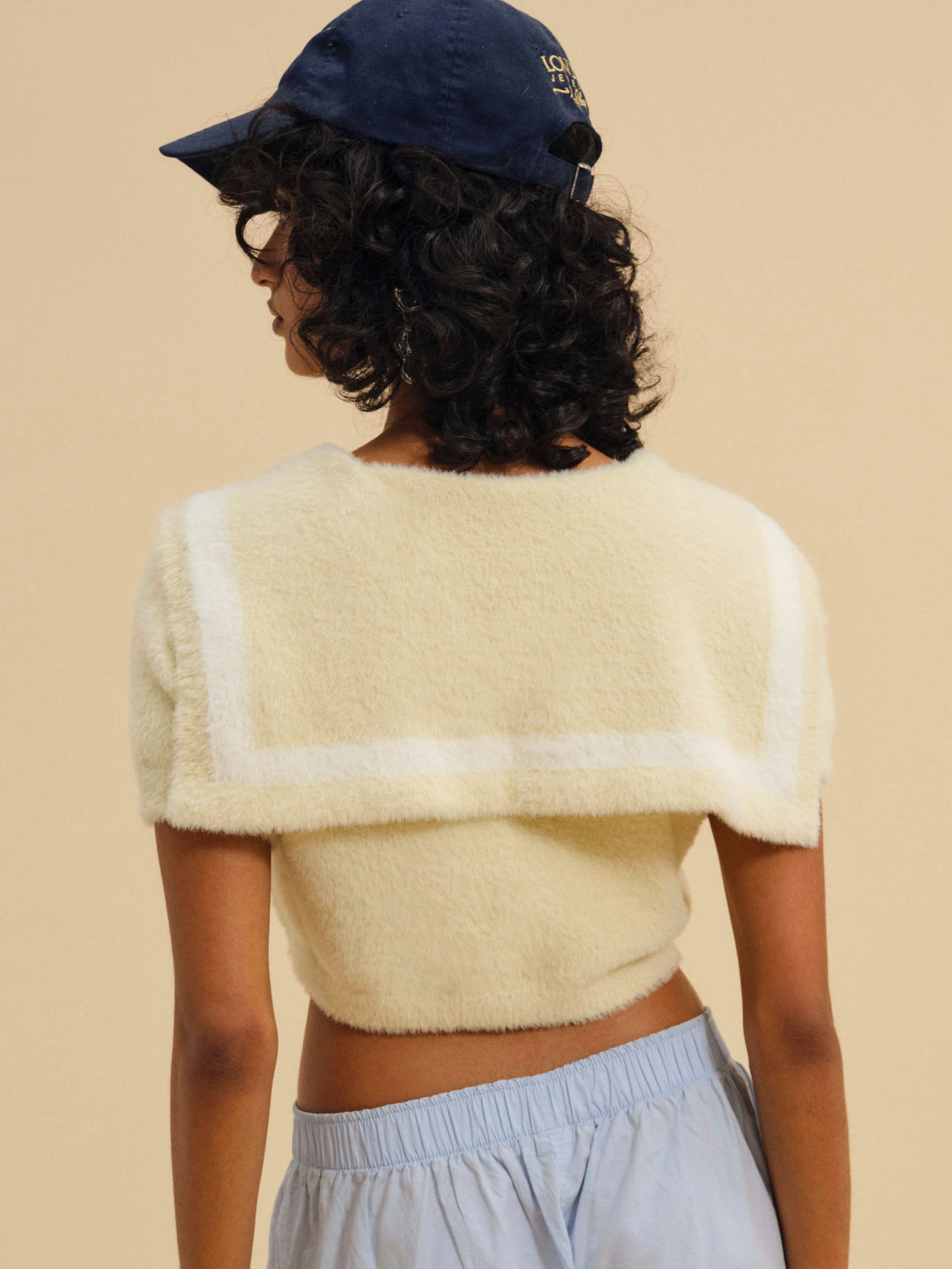 Kimmy Sailor Sweater Top Yellow
