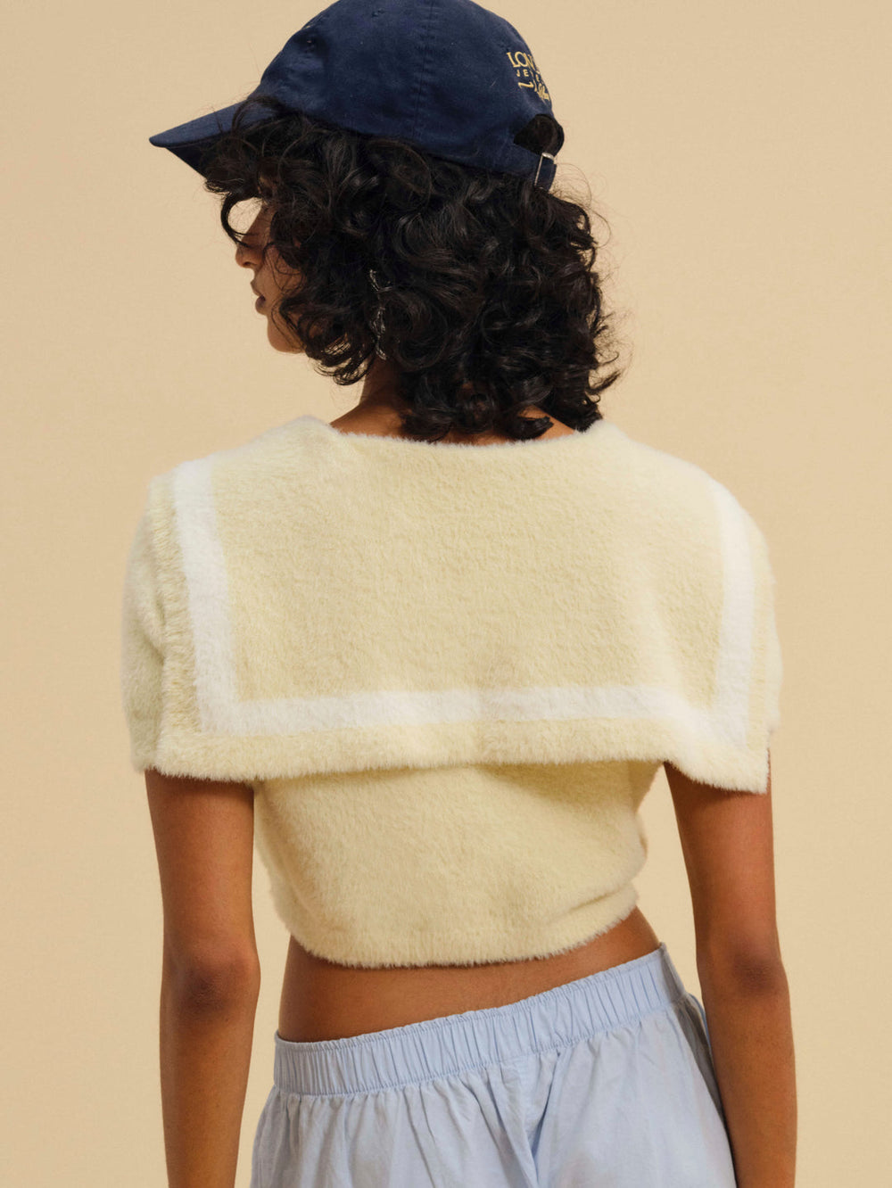 Kimmy Sailor Sweater Top Yellow