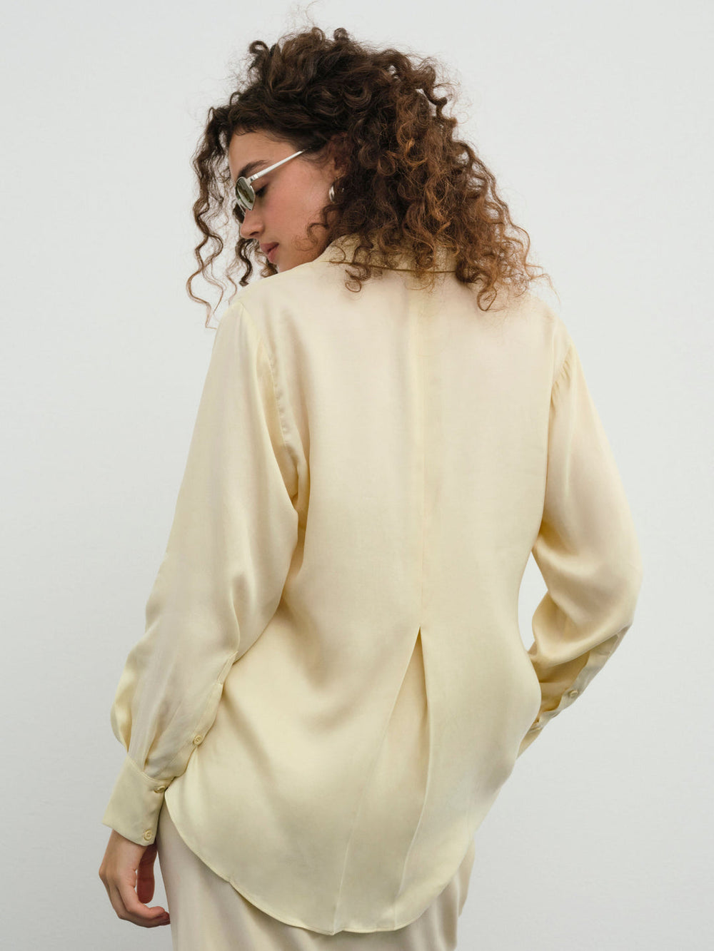 Clarabell Button Down Shirt Yellow