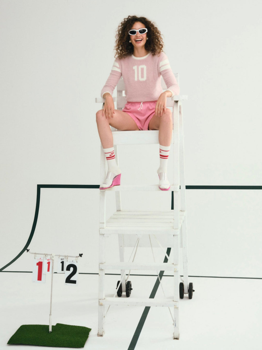 Founded in '10 Sweater Pink