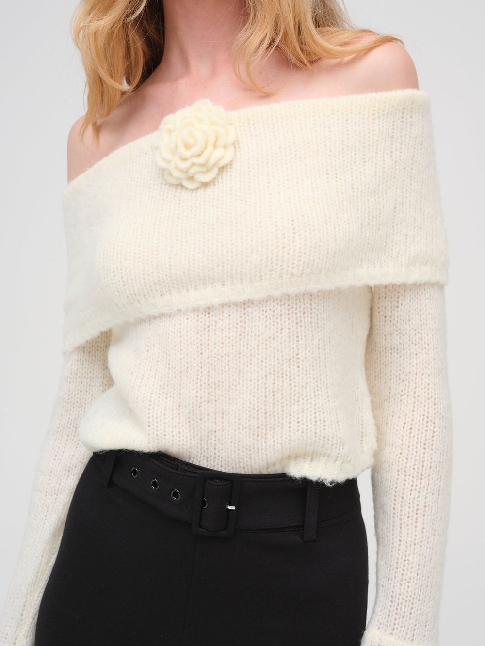 Aspen Knit Top Cream