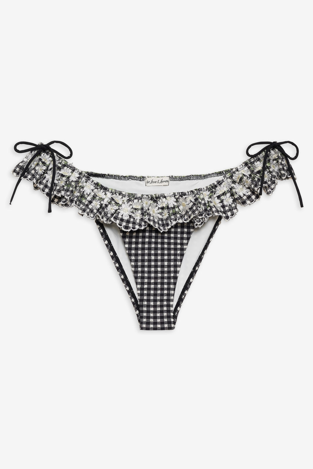 Daisy Lane Bikini Bottom Black