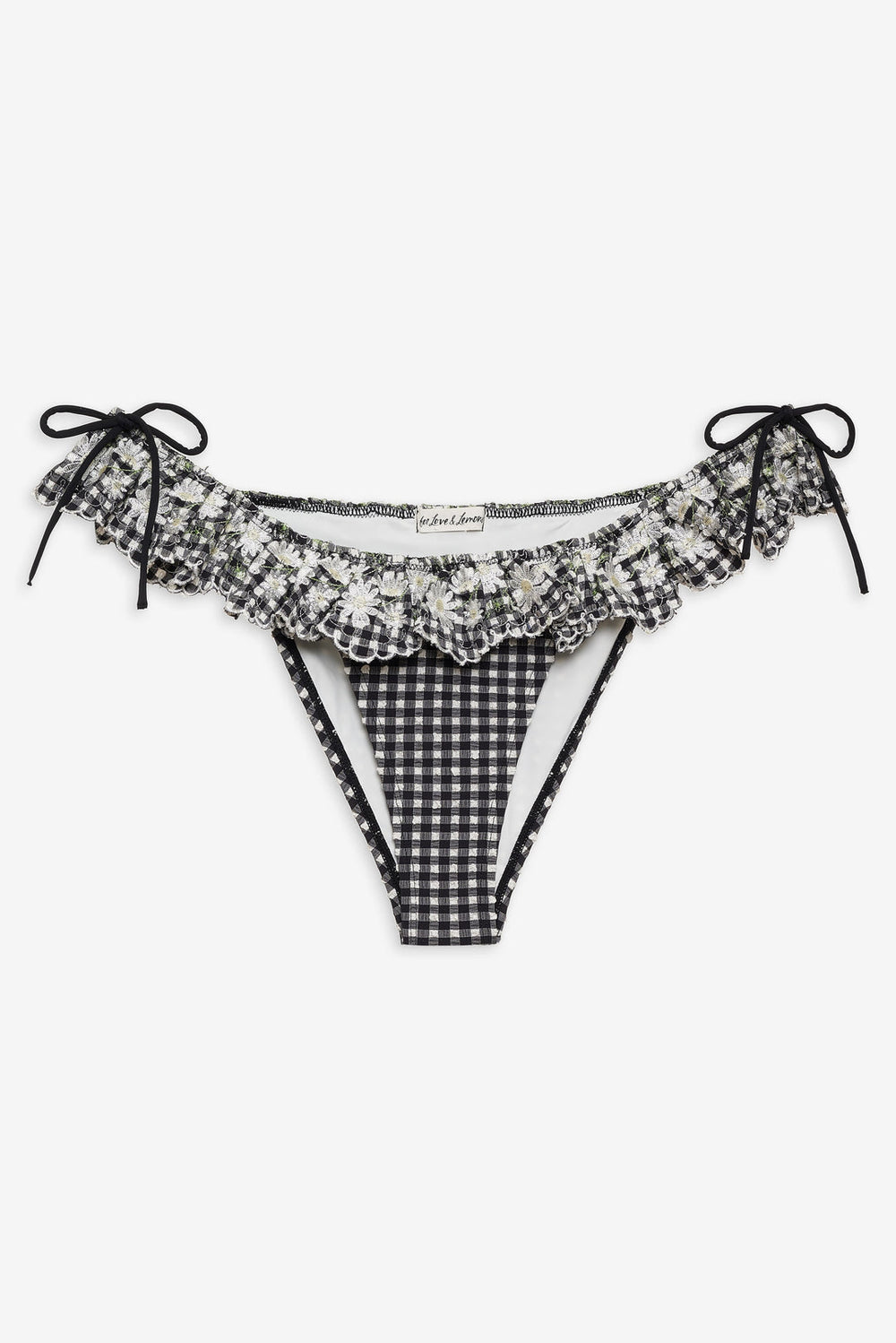 Daisy Lane Bikini Bottom Black