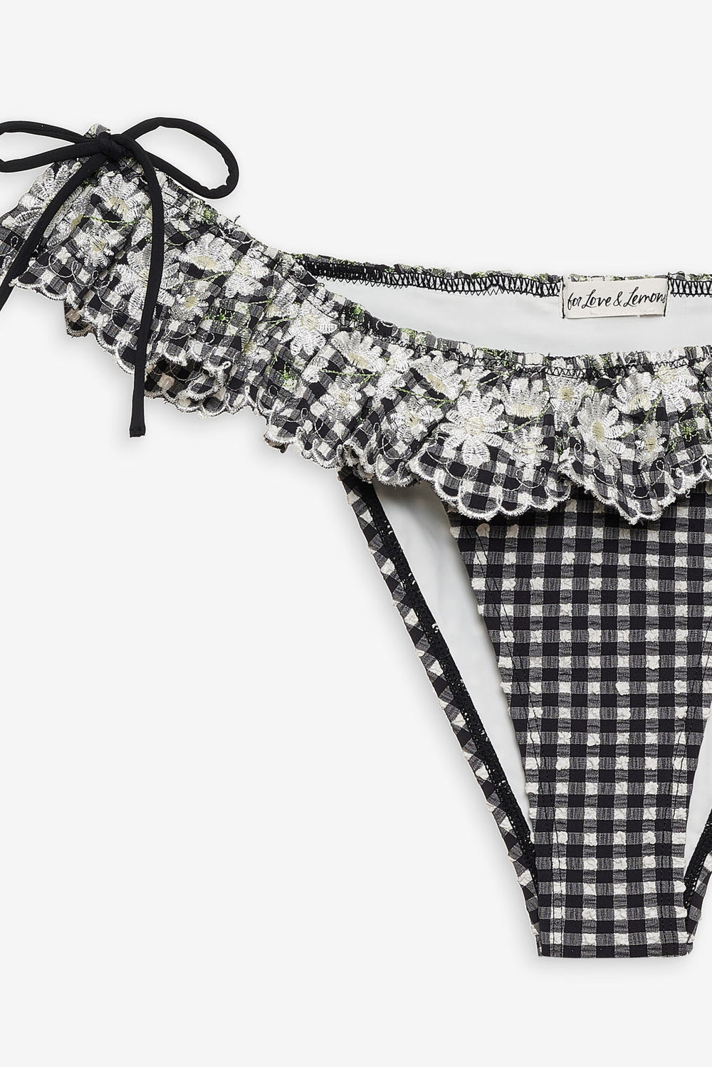 Daisy Lane Bikini Bottom Black